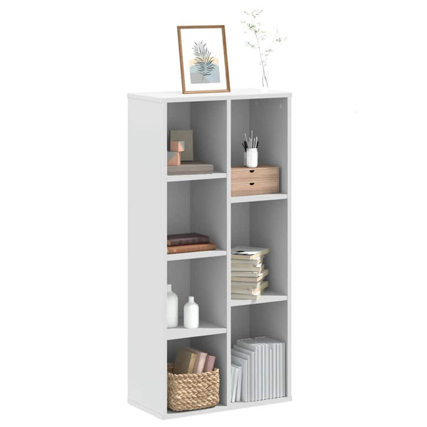 Weißes Bücherregal 50x25x105 cm