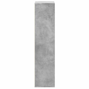 vidaXL Bibliothèque Gris béton 50x25x105 cm Bois d'ingénierie