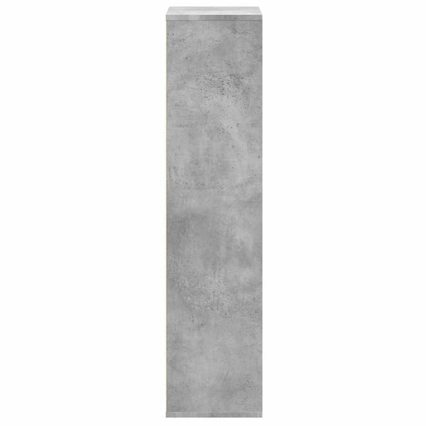 vidaXL Bibliothèque Gris béton 50x25x105 cm Bois d'ingénierie