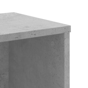 vidaXL Bibliothèque Gris béton 50x25x105 cm Bois d'ingénierie