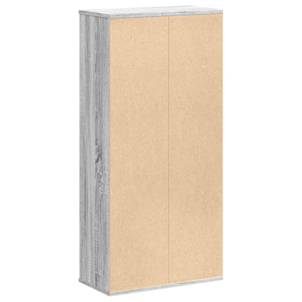 Bücherregal Grau Sonoma 50x25x105 cm