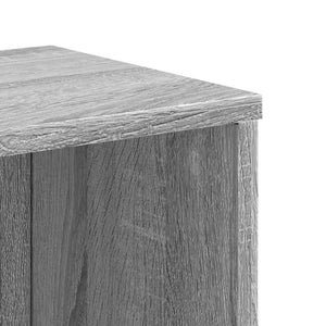 Bücherregal Grau Sonoma 50x25x105 cm