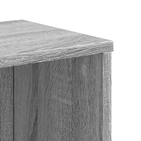 Bücherregal Grau Sonoma 50x25x105 cm