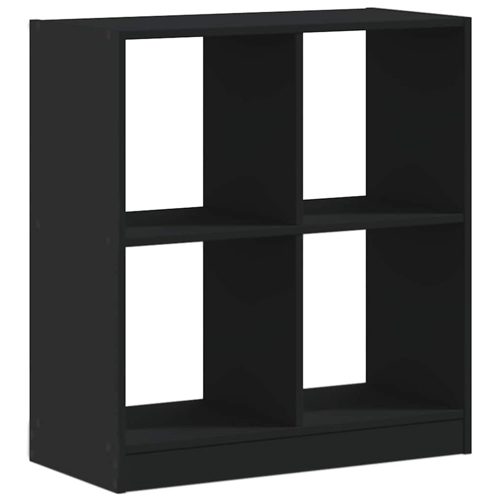 Schwarzes Bücherregal, 68,5 cm breit