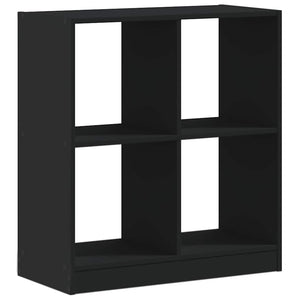 Schwarzes Bücherregal, 68,5 cm breit