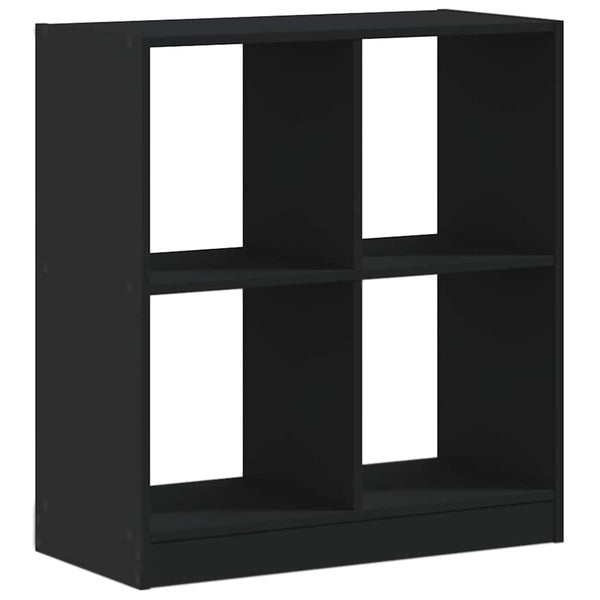 Schwarzes Bücherregal, 68,5 cm breit