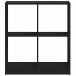 Schwarzes Bücherregal, 68,5 cm breit
