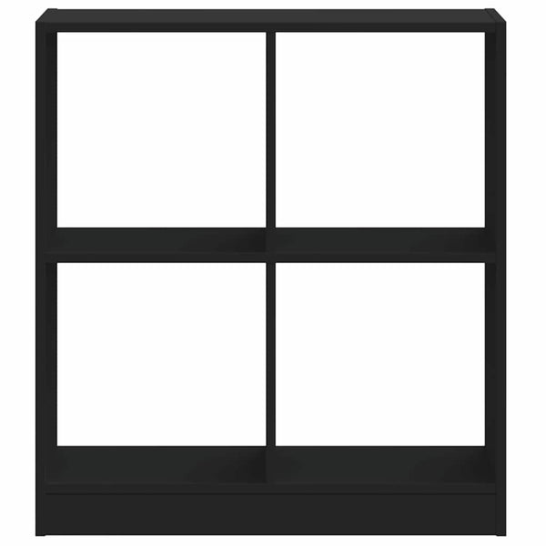 Schwarzes Bücherregal, 68,5 cm breit