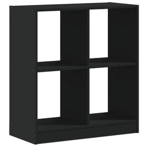 Schwarzes Bücherregal, 68,5 cm breit
