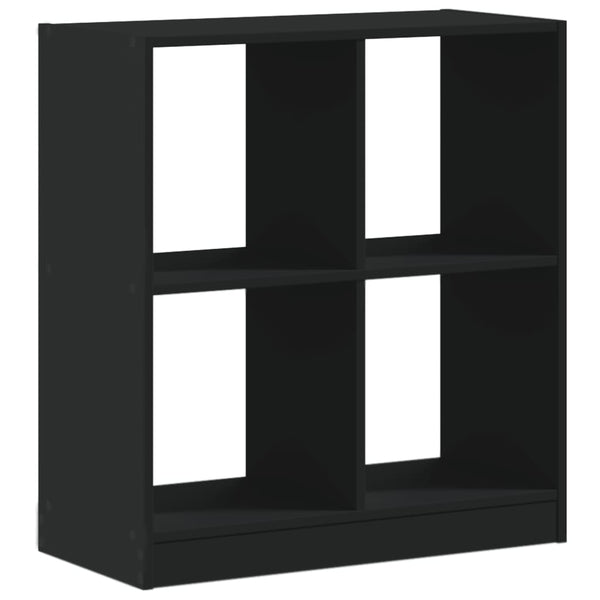 Schwarzes Bücherregal, 68,5 cm breit