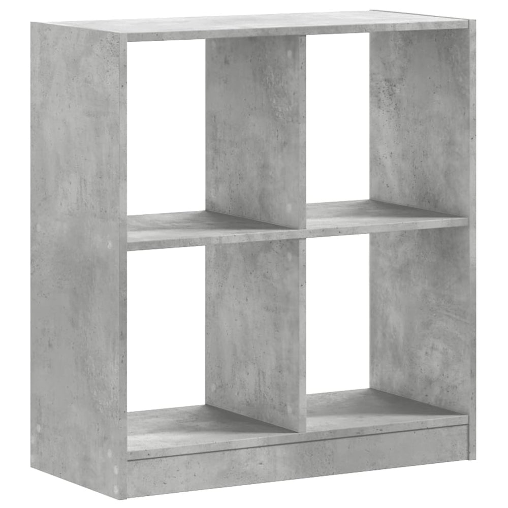 Betongraues Bücherregal, 68,5 cm