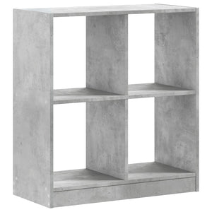 Betongraues Bücherregal, 68,5 cm