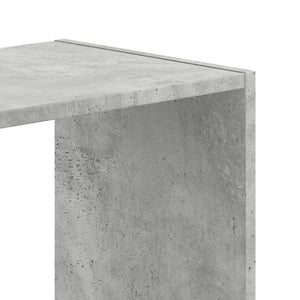 Betongraues Bücherregal, 68,5 cm