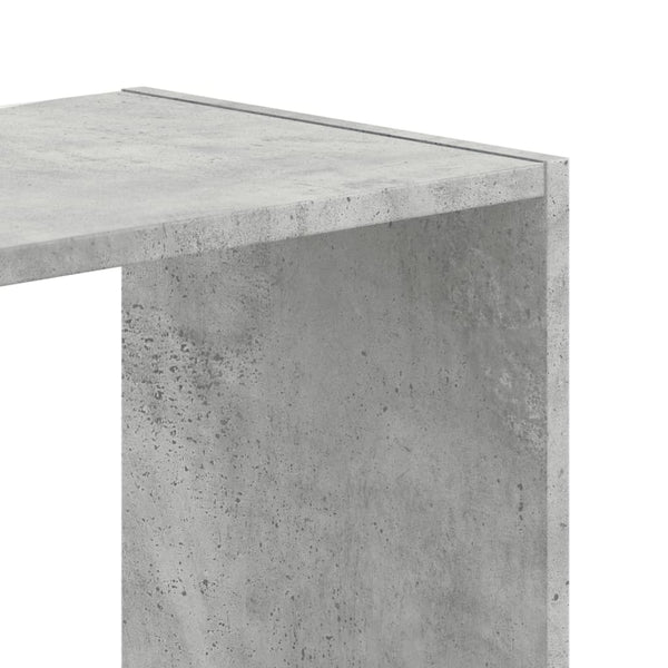 Betongraues Bücherregal, 68,5 cm