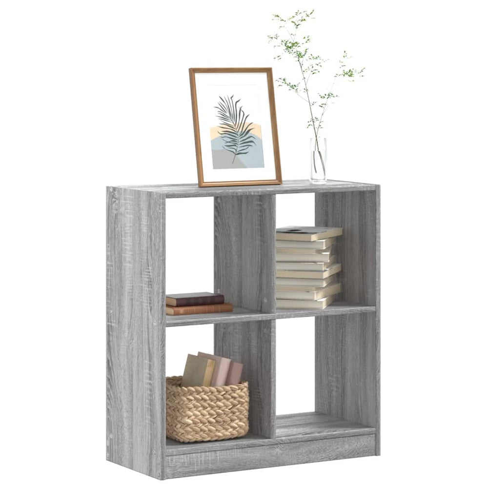 Bücherregal Grau Sonoma 68,5 cm