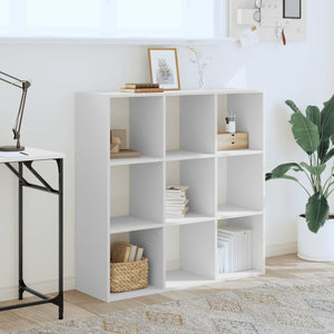 Weißes Bücherregal 102x102 cm