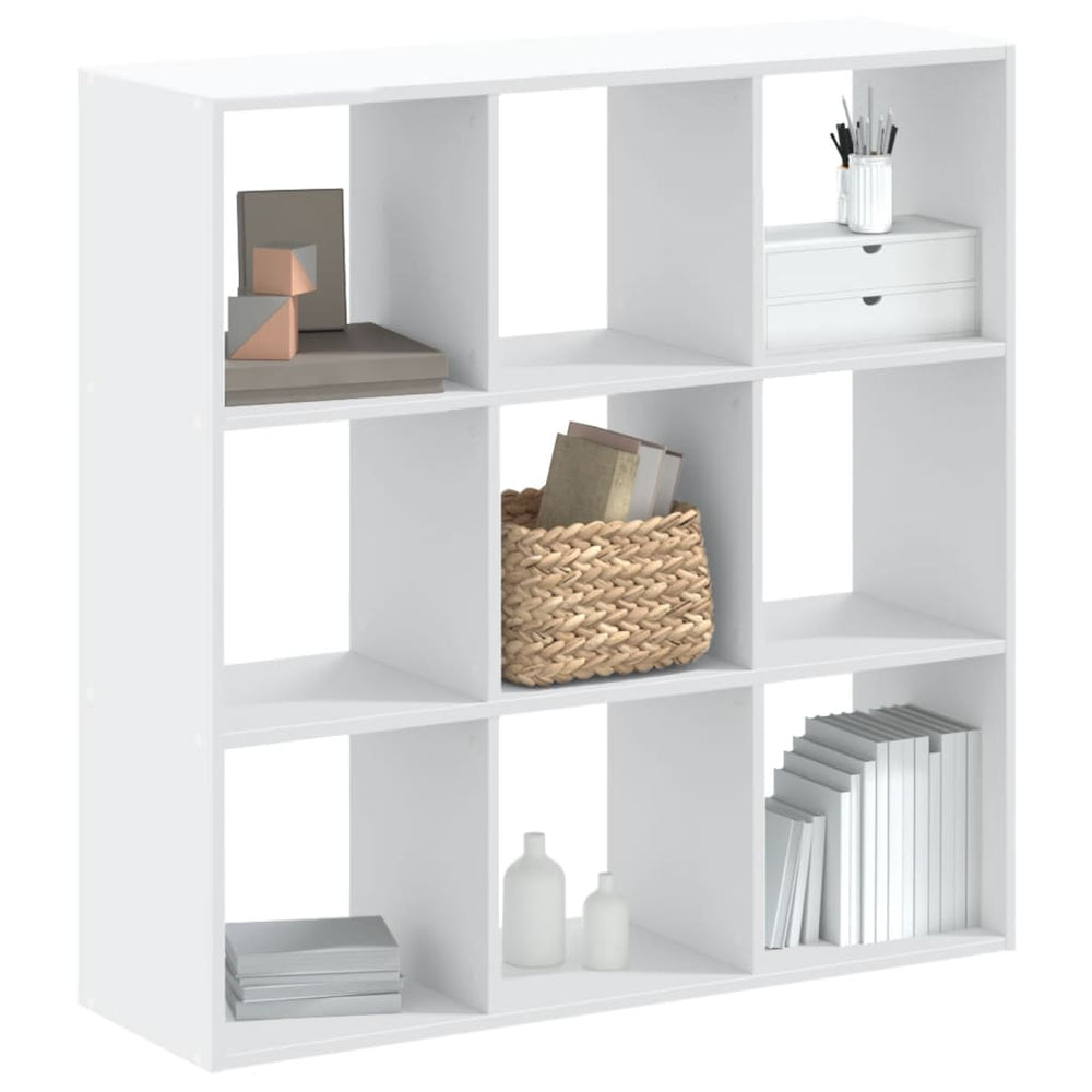 Weißes Bücherregal 102x102 cm