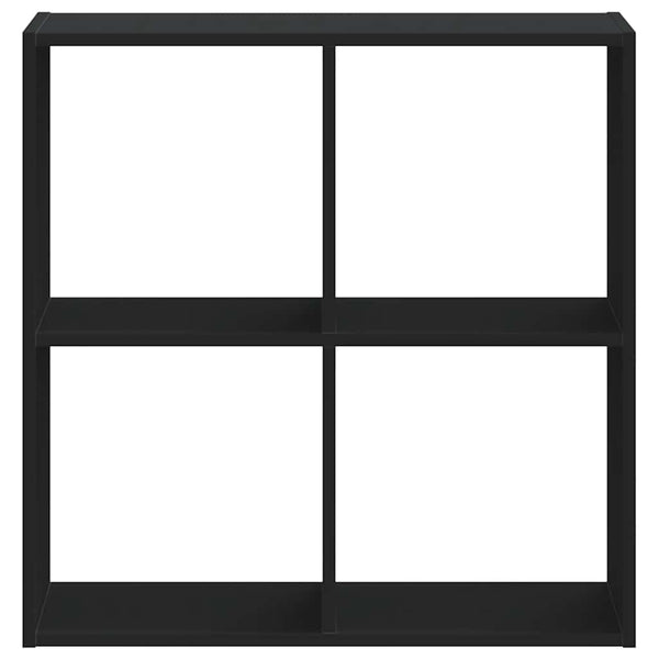 Schwarzes Bücherregal 68,5 cm