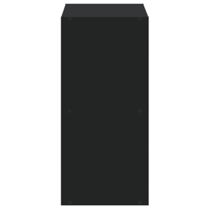 Schwarzes Bücherregal 68,5 cm