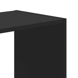 Schwarzes Bücherregal 68,5 cm