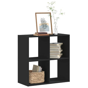Schwarzes Bücherregal 68,5 cm