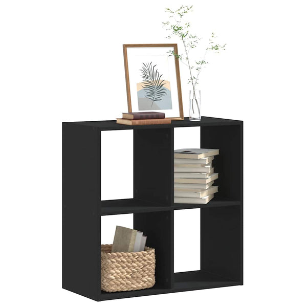 Schwarzes Bücherregal 68,5 cm