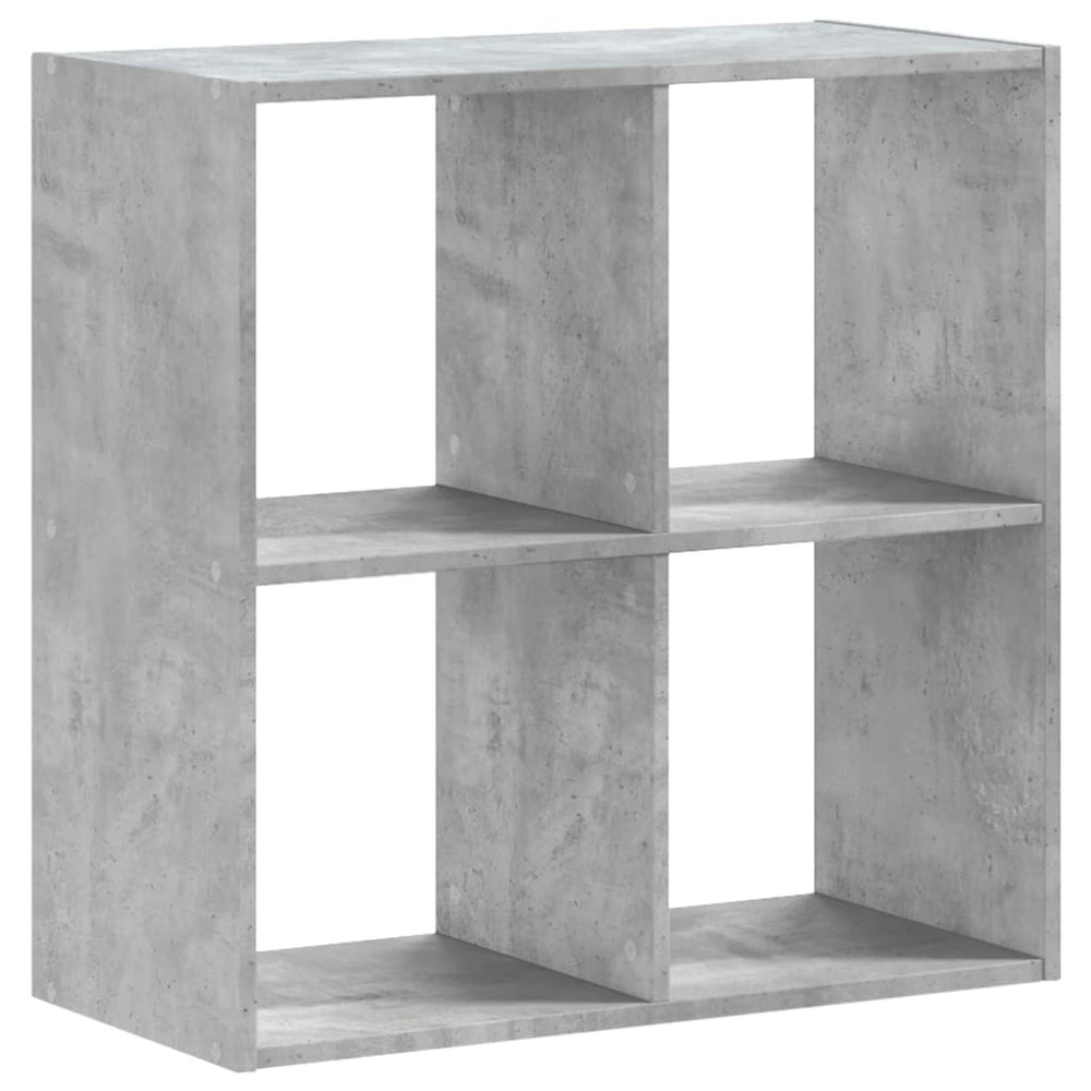 Betongraues Bücherregal 68,5 cm