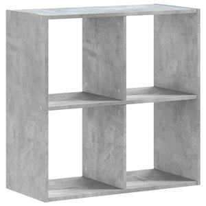 Betongraues Bücherregal 68,5 cm