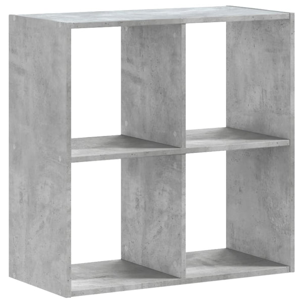 Betongraues Bücherregal 68,5 cm