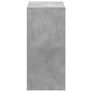Betongraues Bücherregal 68,5 cm