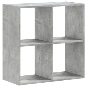 Betongraues Bücherregal 68,5 cm