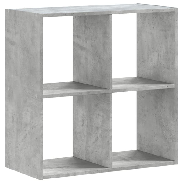 Betongraues Bücherregal 68,5 cm