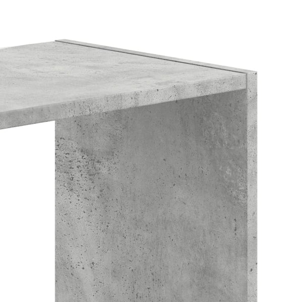 Betongraues Bücherregal 68,5 cm