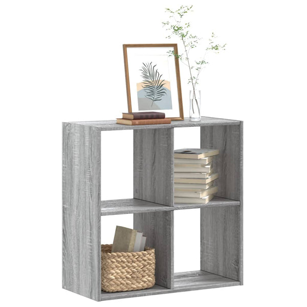 Bücherregal Grau Sonoma 68,5 cm