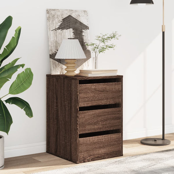 Kommode Braun Eichenoptik 40x41x58 cm