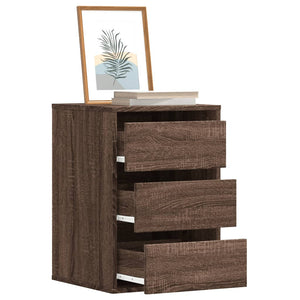 Kommode Braun Eichenoptik 40x41x58 cm