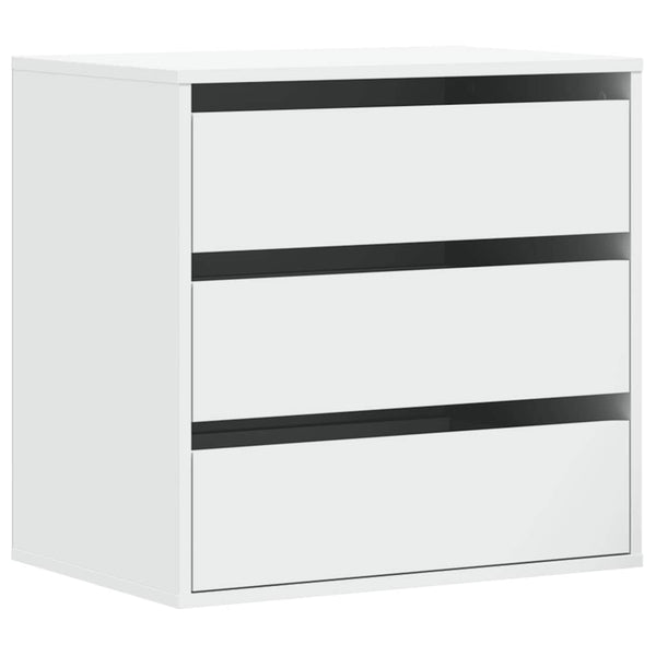 Weiße Kommode 60 cm Holzwerkstoff