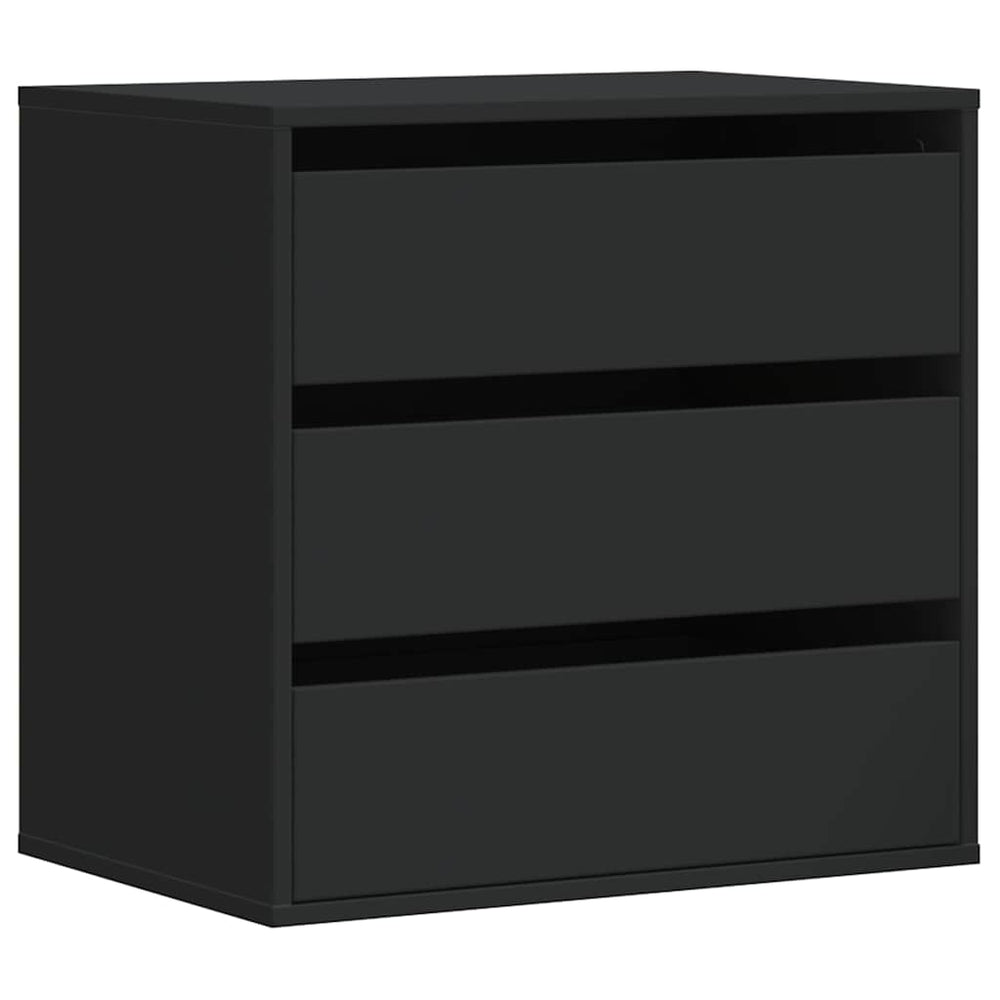 Schwarze Kommode 60x41x58 cm