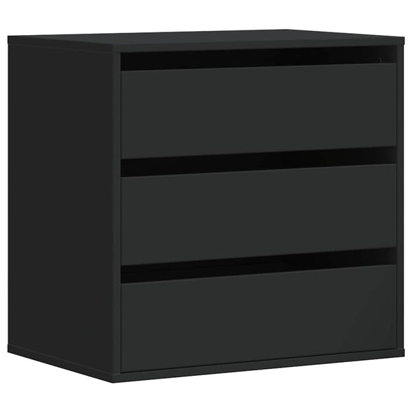 Schwarze Kommode 60x41x58 cm