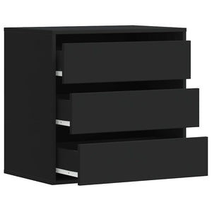 Schwarze Kommode 60x41x58 cm