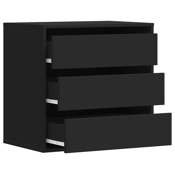 Schwarze Kommode 60x41x58 cm