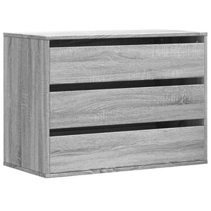 Kommode Grau Sonoma 80x41x58 cm