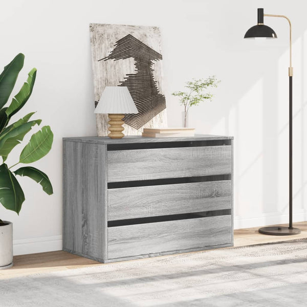 Kommode Grau Sonoma 80x41x58 cm