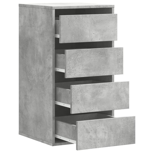 Kommode Betongrau 40x41x76 cm