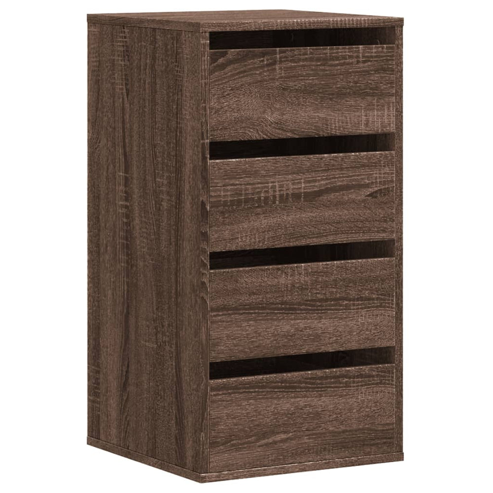 Kommode Braun Eichen-Optik 40x41x76 cm