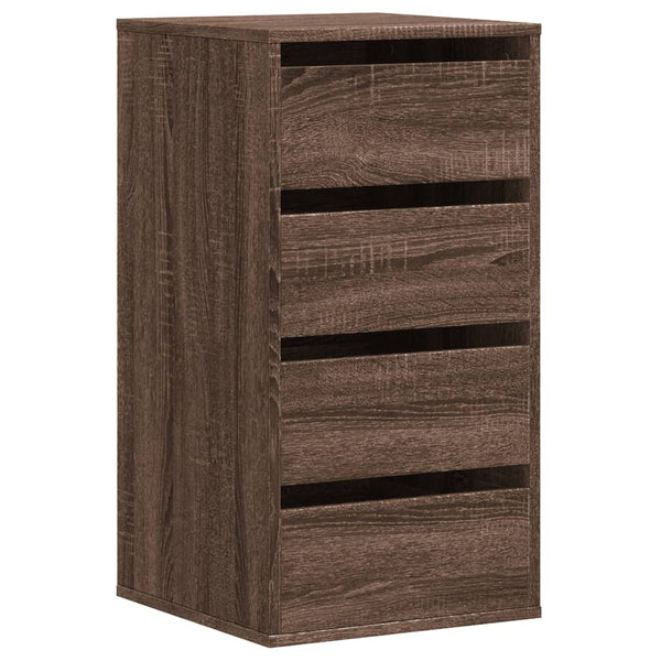 Kommode Braun Eichen-Optik 40x41x76 cm