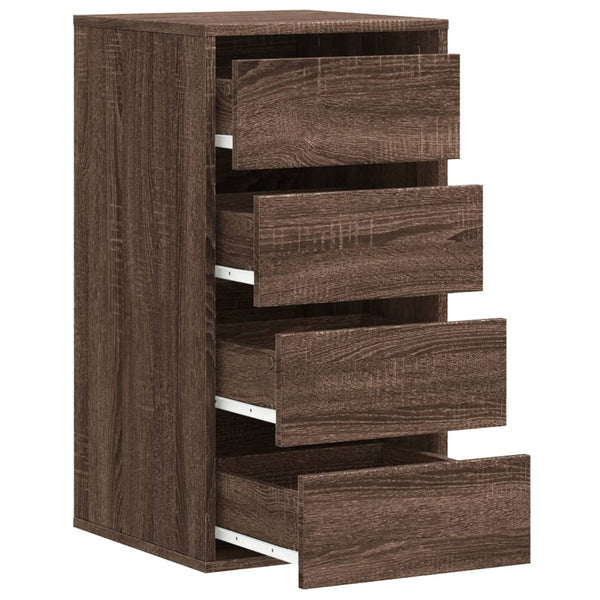 Kommode Braun Eichen-Optik 40x41x76 cm