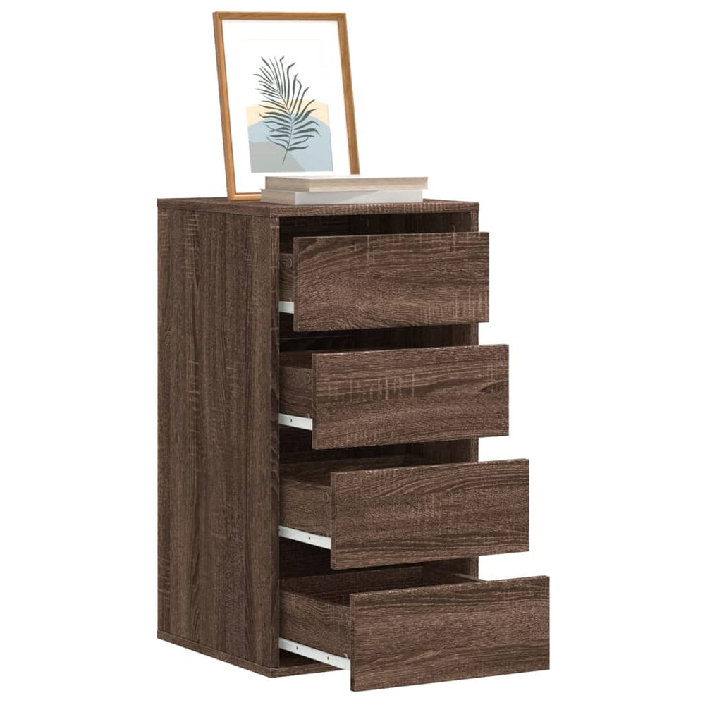 Kommode Braun Eichen-Optik 40x41x76 cm