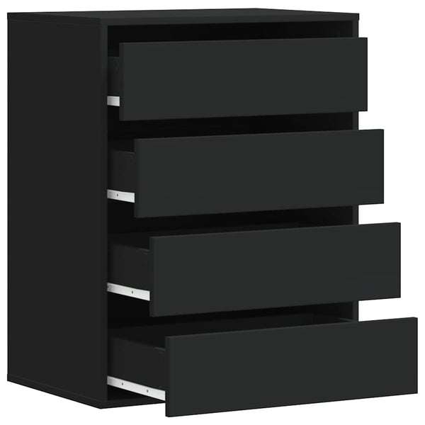 Schwarze Kommode 60x41x76 cm