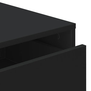 Schwarze Kommode 60x41x76 cm